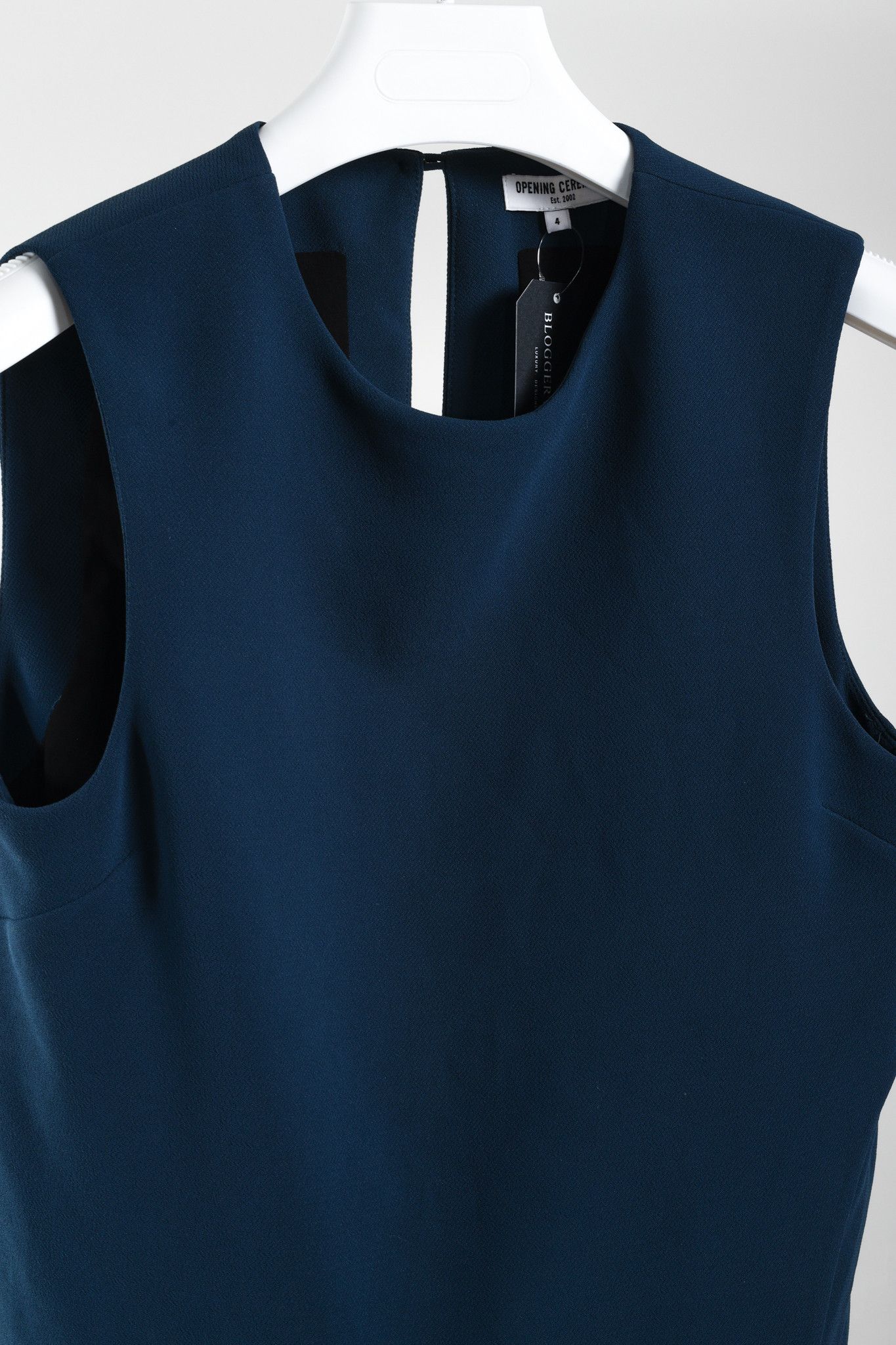 Opening Ceremony Opening Ceremony Teal Asymmetric Crepe Top Size S / US 4 / IT 40 - 3 Thumbnail