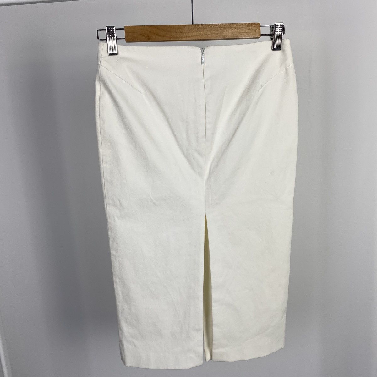 Gucci GUCCI white pencil size 42 Size 28" / US 6 / IT 42 - 2 Thumbnail
