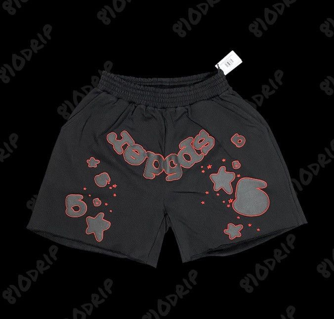 Sp5der Sp5der Beluga Outline Sweat Shorts (L) Size US 34 / EU 50 - 1 Thumbnail