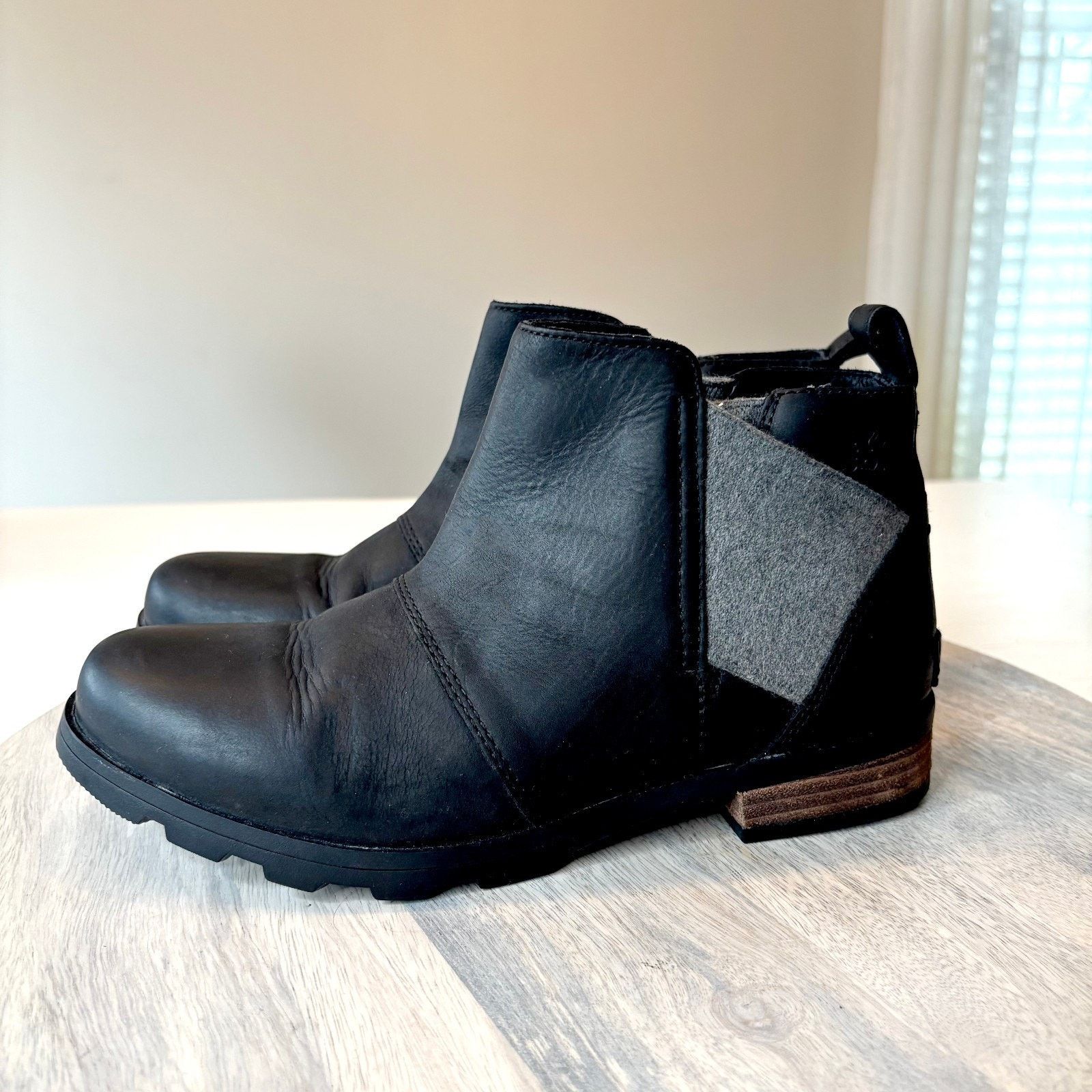 SOREL Sorel Emelie Ankle Chelsea Boots Size 8 Leather NL3718-010 Size US 8 / IT 38 - 2 Thumbnail