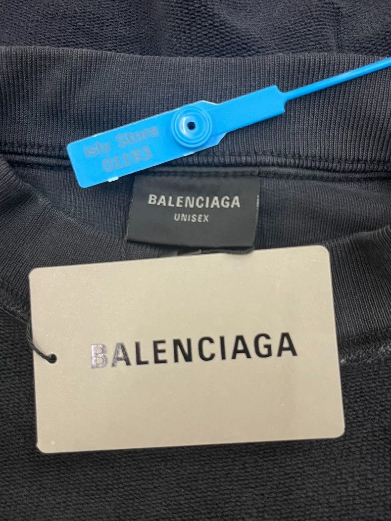 Balenciaga Balenciaga Letter Patch Reversible Two Sided Short Sleeve Size US XS / EU 42 / 0 - 4 Thumbnail