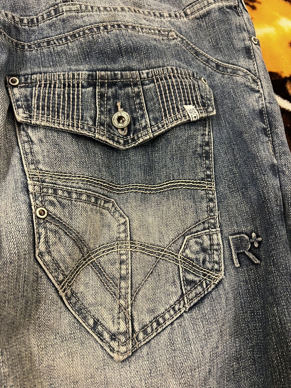 Rocawear × Vintage Y2K Rocawear R+ Baggy Jeans Size US 34 / EU 50 - 3 Thumbnail