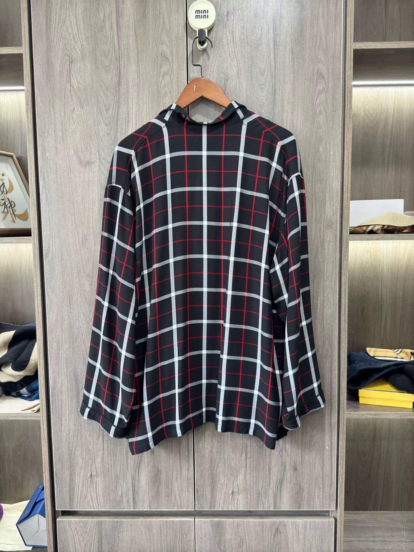 Balenciaga Balenclaga double-b plaid long-sleeved shirt Size US S / EU 44-46 / 1 - 3 Thumbnail
