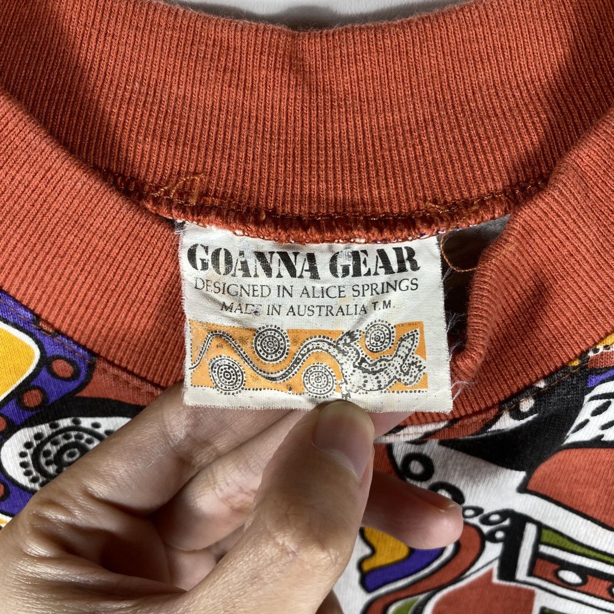 Vintage Vintage 90's Australian Art GOANNA GEAR Designed Tee Shirt Size US L / EU 52-54 / 3 - 5 Thumbnail