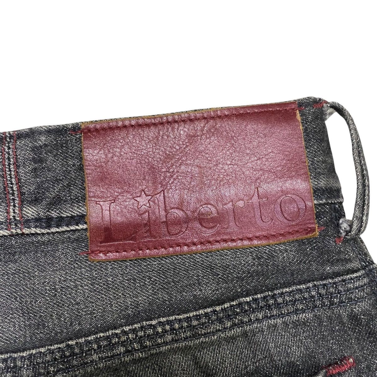 Japanese Brand × Vintage Liberto distressed denim jean Size US 34 / EU 50 - 13 Thumbnail