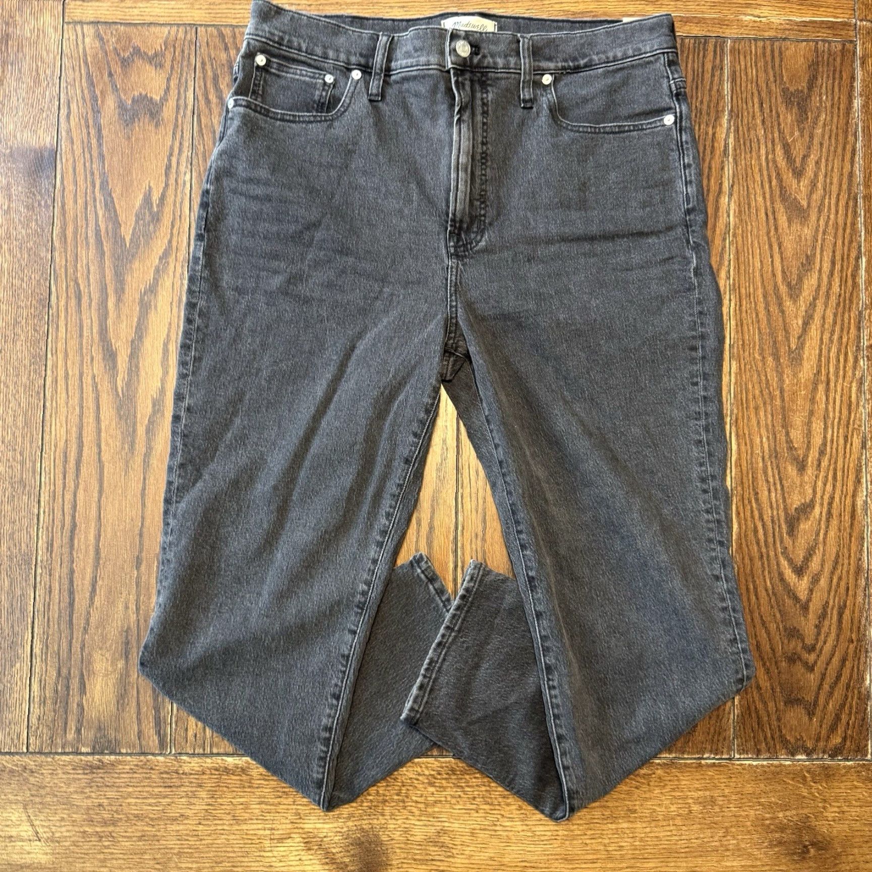 Madewell VINTAGE Madewell Jeans Women’s 32 Black Mid Rise Perfect Vintage Straight Magic Pockets 90s Retro Womens Size 24" / US 00 / IT 34 - 5 Thumbnail