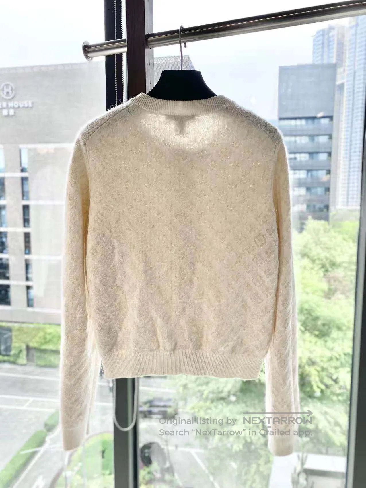 Louis Vuitton Louis Vuitton Presbyon printed with gold buttons wool knit Size M / US 6-8 / IT 42-44 - 3 Thumbnail