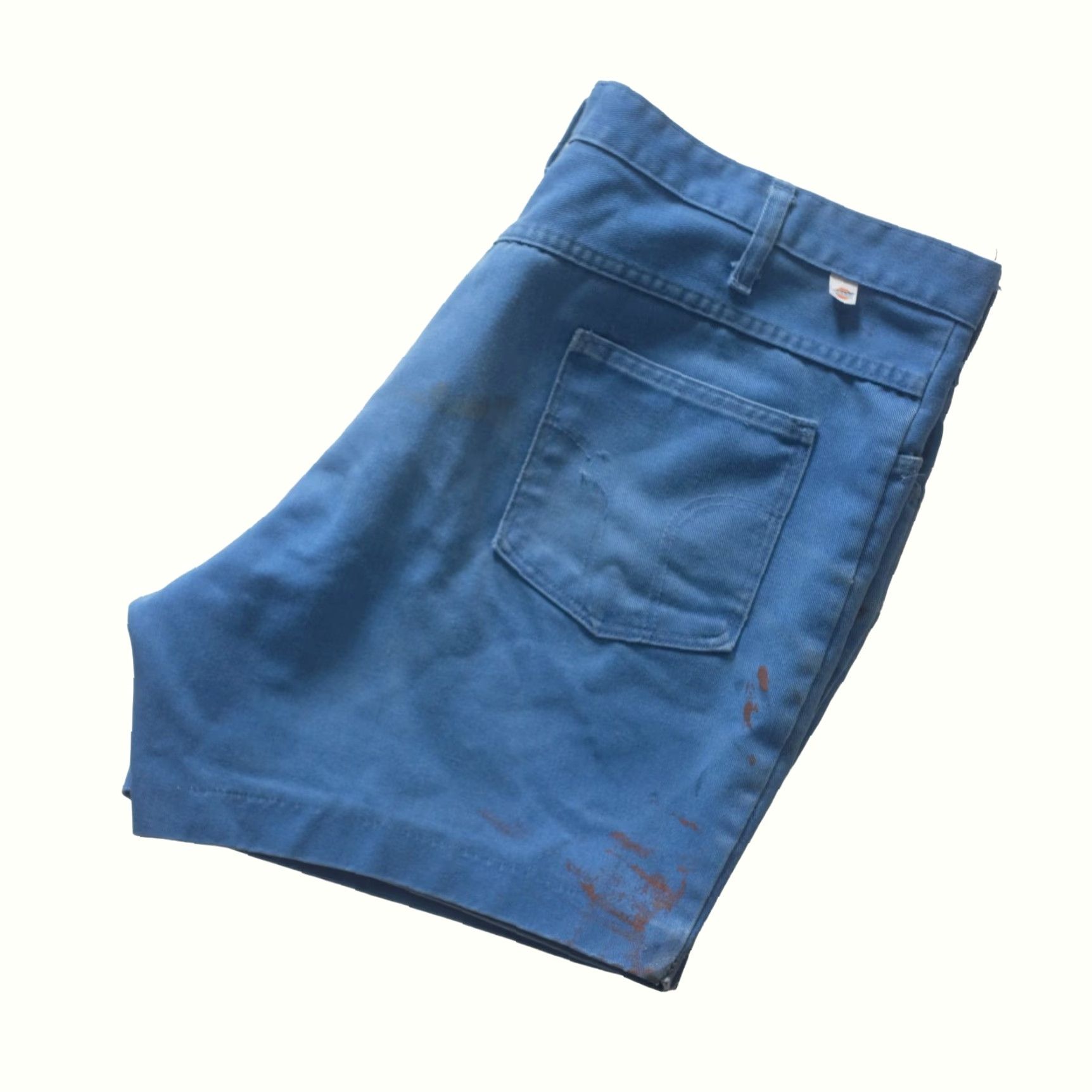 Dickies VINTAGE Dickies WORK WEAR DISTRESSED CANVAS 5" SHORTS USA MADE 42x31 BLUE 90s CHINO Mens Size US 39 - 2 Thumbnail