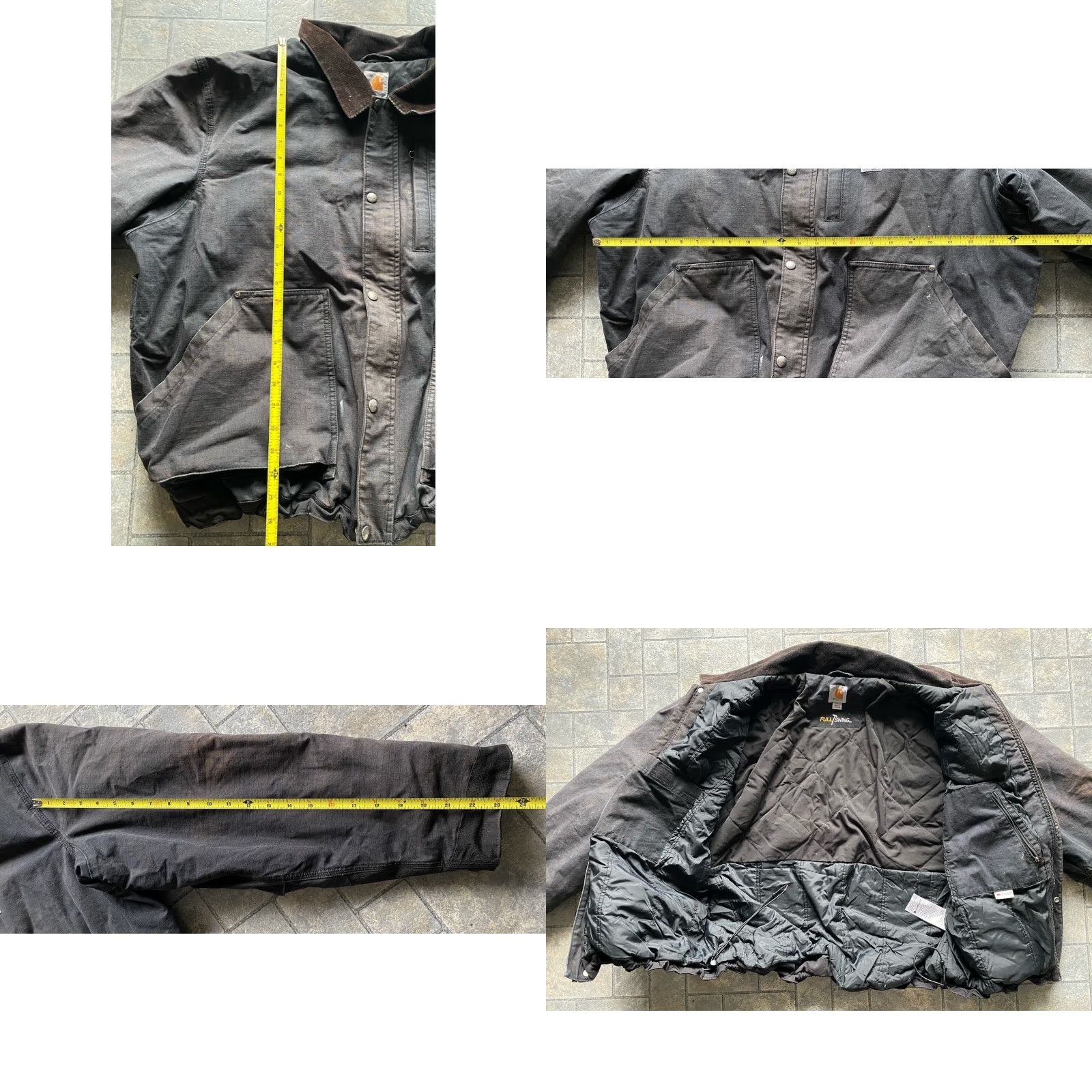 Carhartt Carhartt Jacket 103372 001 Full Swing Coat Men’s 2XL Cotton Jacket Size US XXL / EU 58 / 5 - 8 Thumbnail