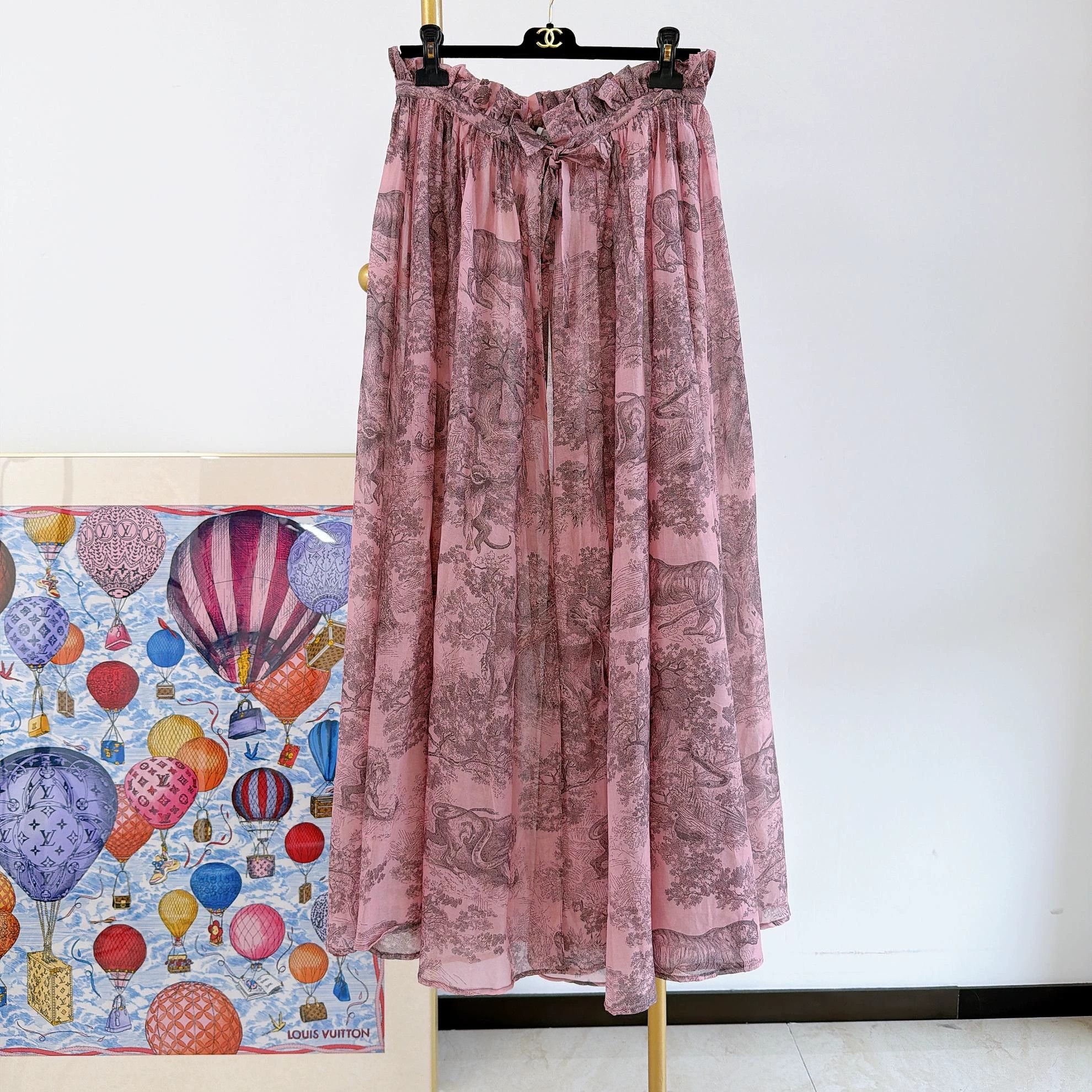 Christian Dior Monsieur Christian Dior Jungle Skirt Women's F40 Size 28" / US 6 / IT 42 - 4 Thumbnail