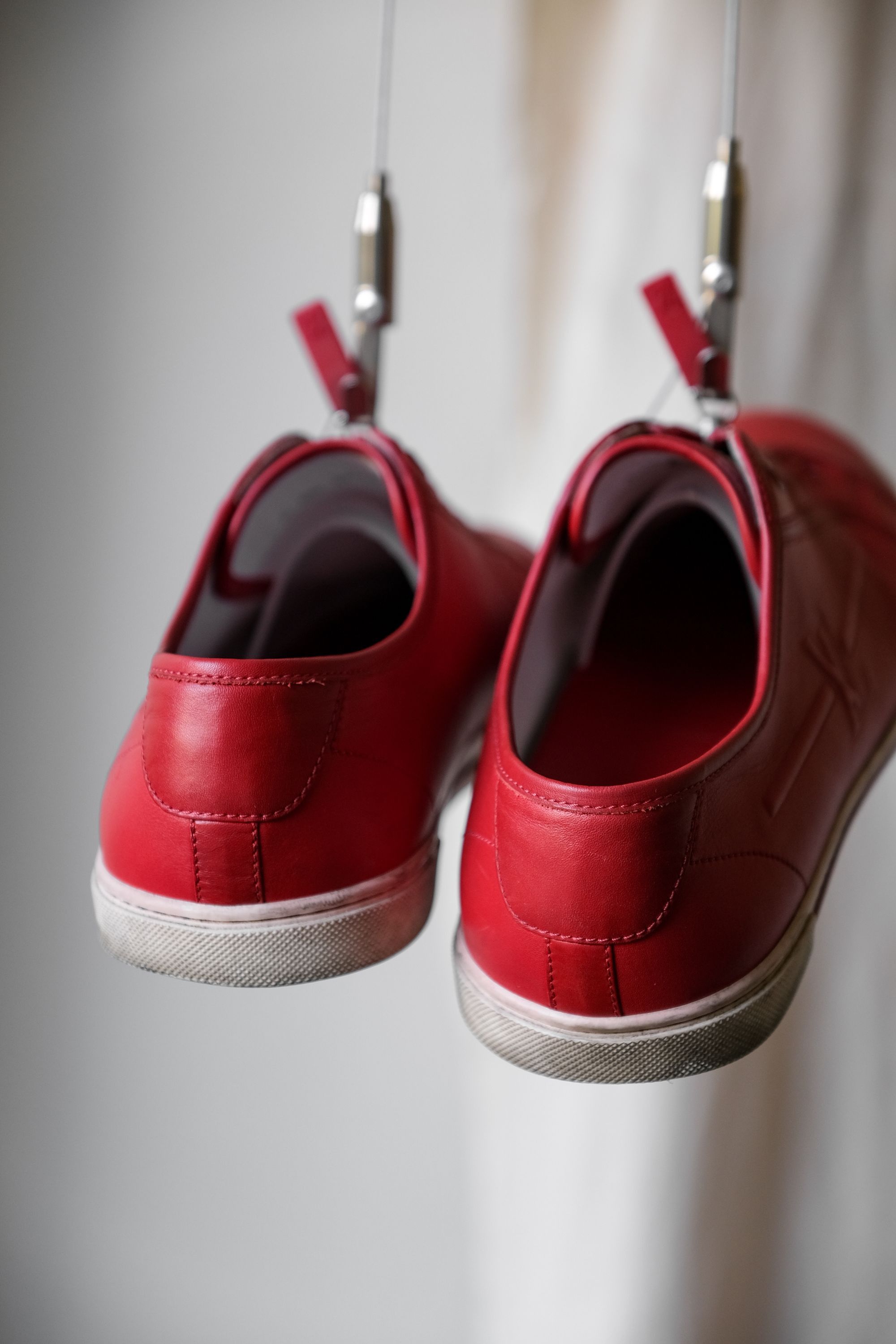 Louis Vuitton LOUIS VUITTON Zip-up Leather Sneakers Size US 8 / EU 41 - 6 Thumbnail
