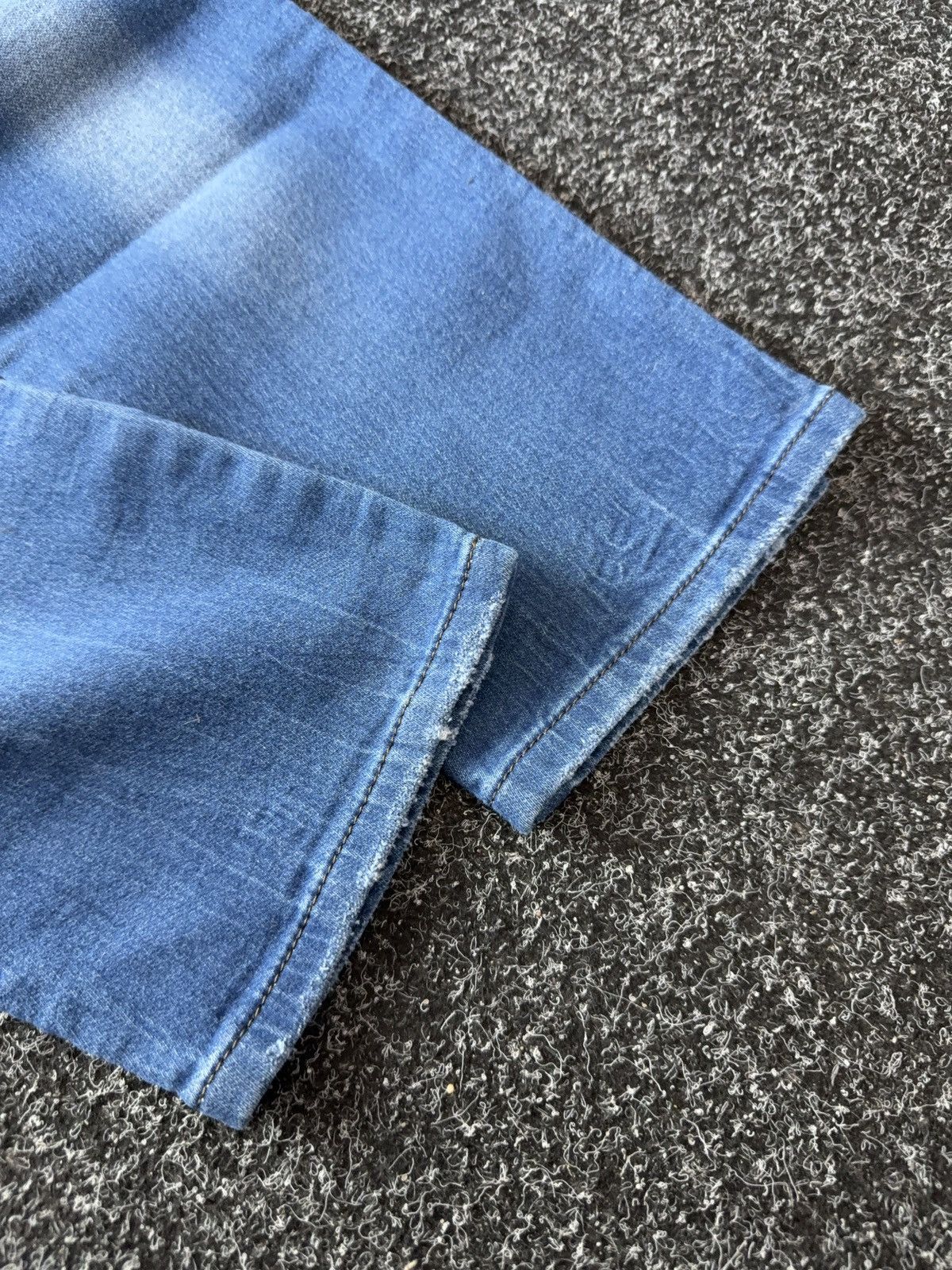 Diesel 00s Y2K Diesel Distressed Jeans Slim Stretch Denim Blue Size US 32 / EU 48 - 16 Thumbnail