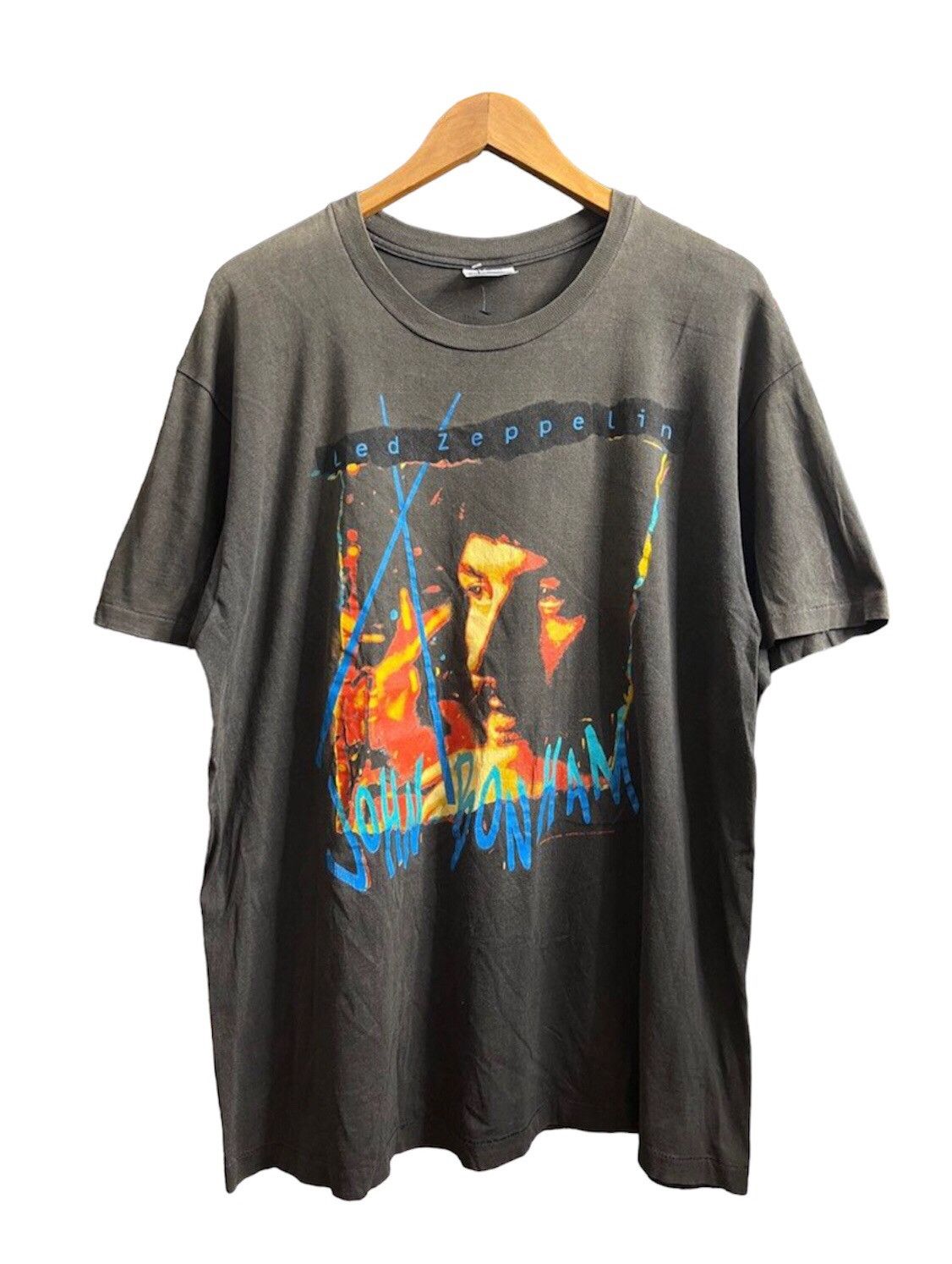 Archival Clothing Rare 80s Vintage Led Zeppelin John Bonham T-Shirt ...