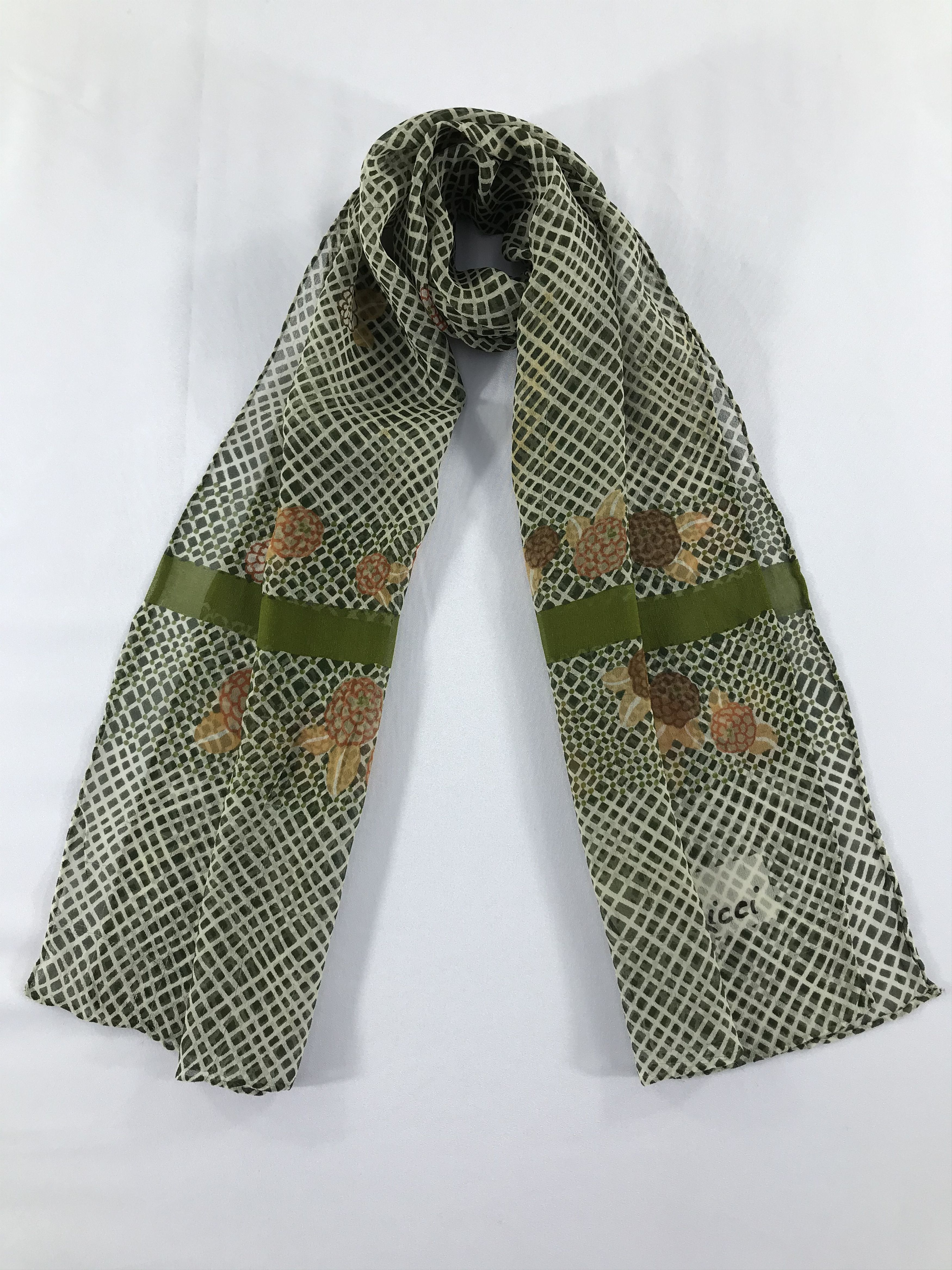 Nina Ricci × Vintage Vintage Nina Ricci Silk Scarf Size ONE SIZE - 1 Thumbnail