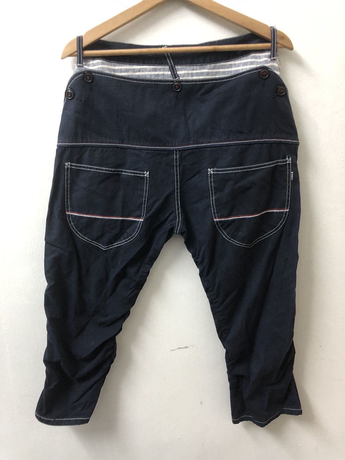 Japanese Brand × semanticdesign Semantic Design three-quarter shorts double layer backhit Size US 31 - 9 Thumbnail