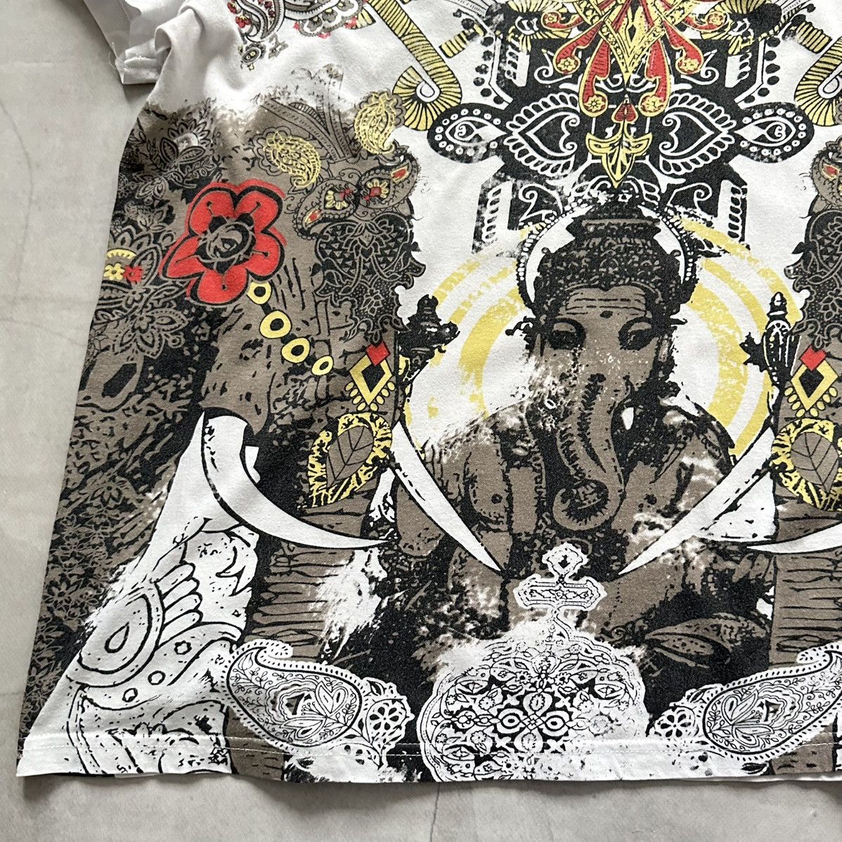 Hysteric Glamour × Undercover 00s Ganesha Hindu Indian Tattoo T Shirt Hysteric Glamour Size US XL / EU 56 / 4 - 3 Thumbnail
