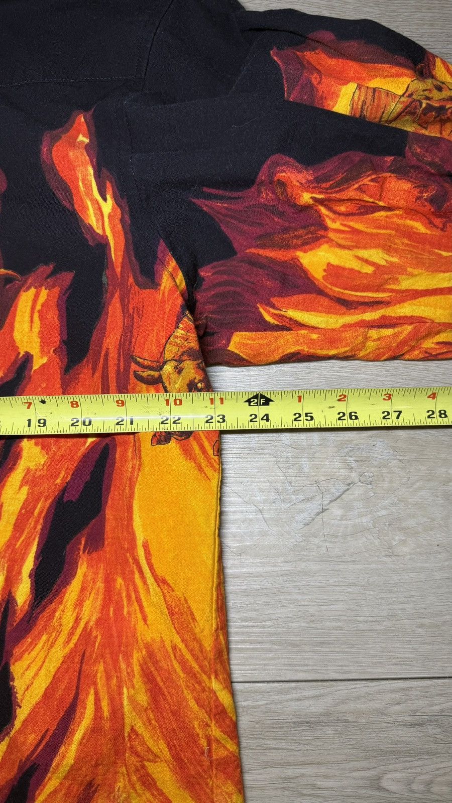 Wrangler Vintage 1990s Wrangler Western Flaming Bull LongSleeve Shirt Size US XL / EU 56 / 4 - 6 Thumbnail