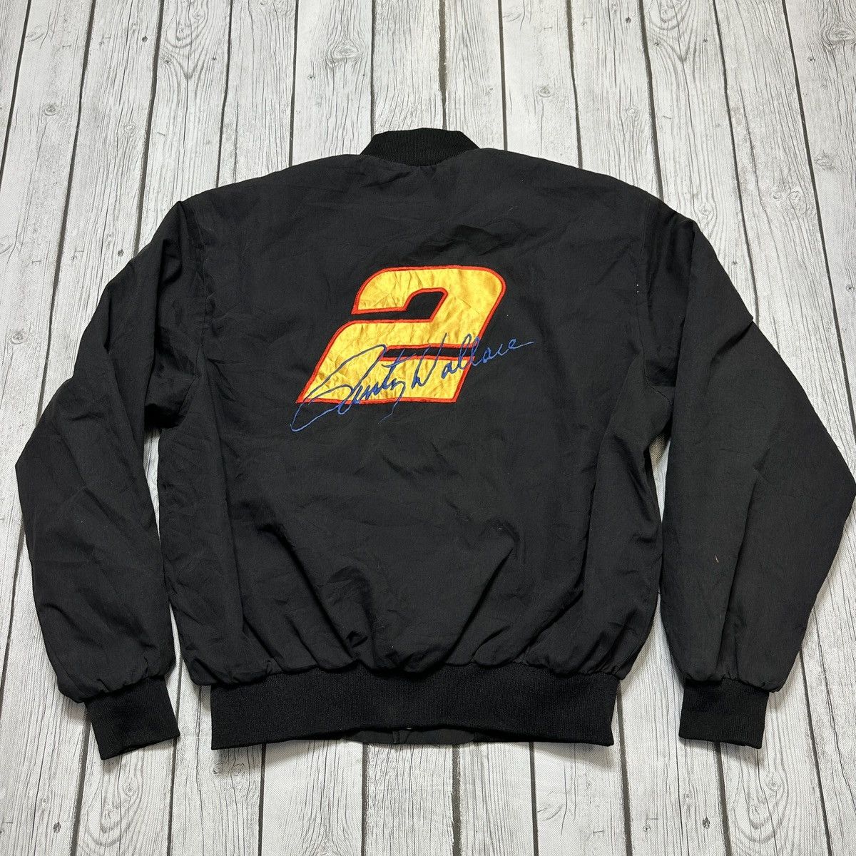 Dunbrooke × NASCAR × Vintage Vintage NASCAR Rusty Wallace Miller jacket Size US L / EU 52-54 / 3 - 2 Thumbnail