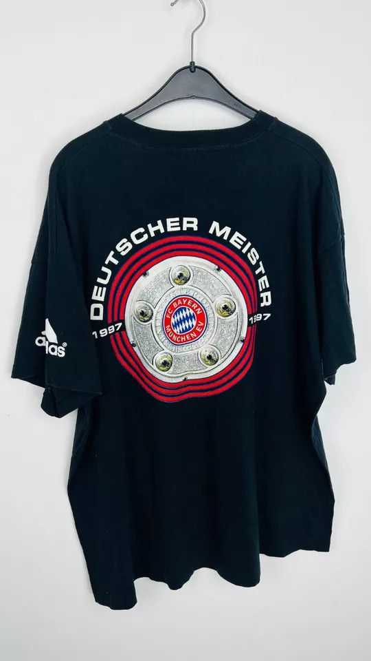 Vintage Vintage 1997 FC Bayern Munchen Adidas Deutscher Meister Size US XL / EU 56 / 4 - 3 Thumbnail