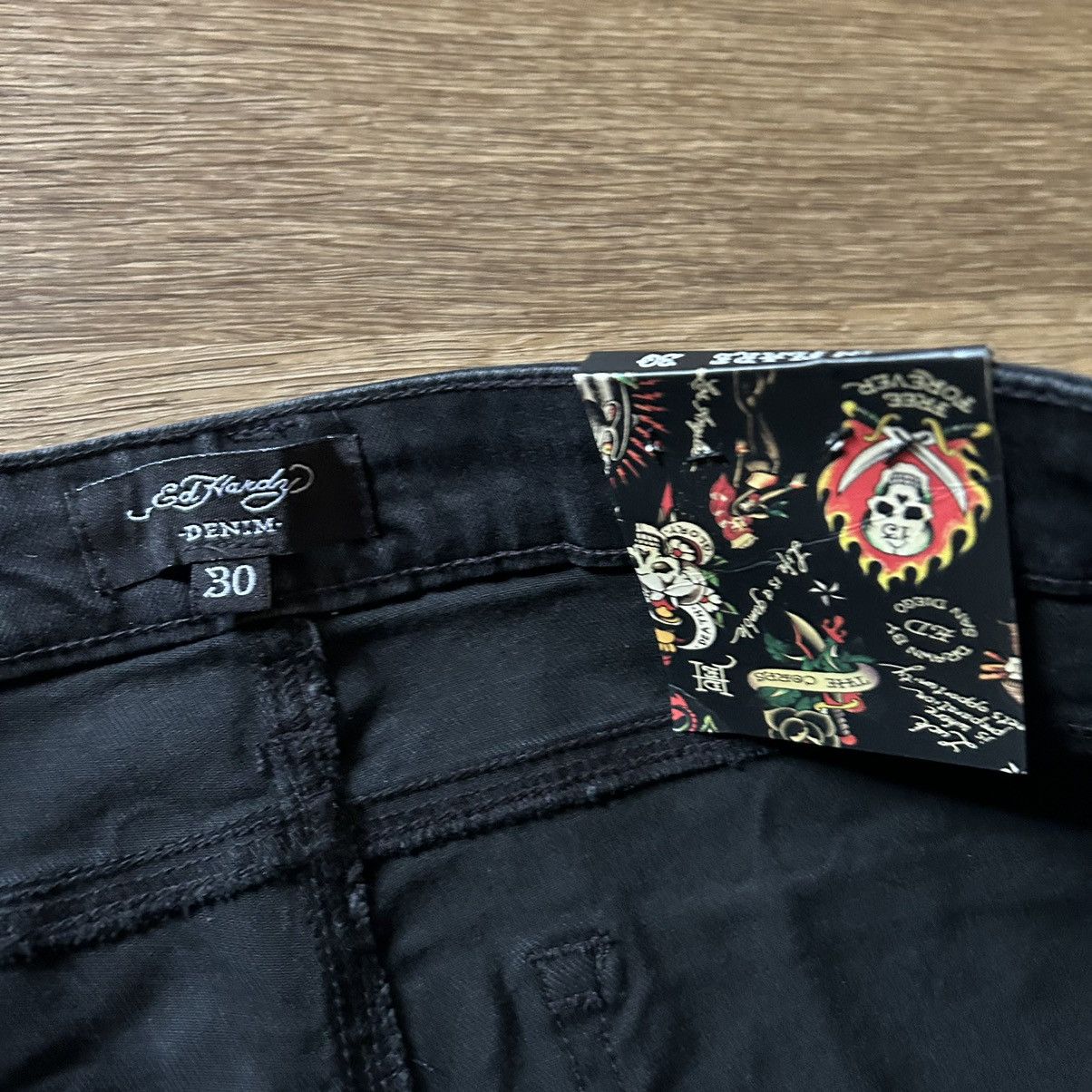 Ed Hardy Y2k Ed Hardy Flare Pants Size 30" / US 8 / IT 44 - 2 Thumbnail