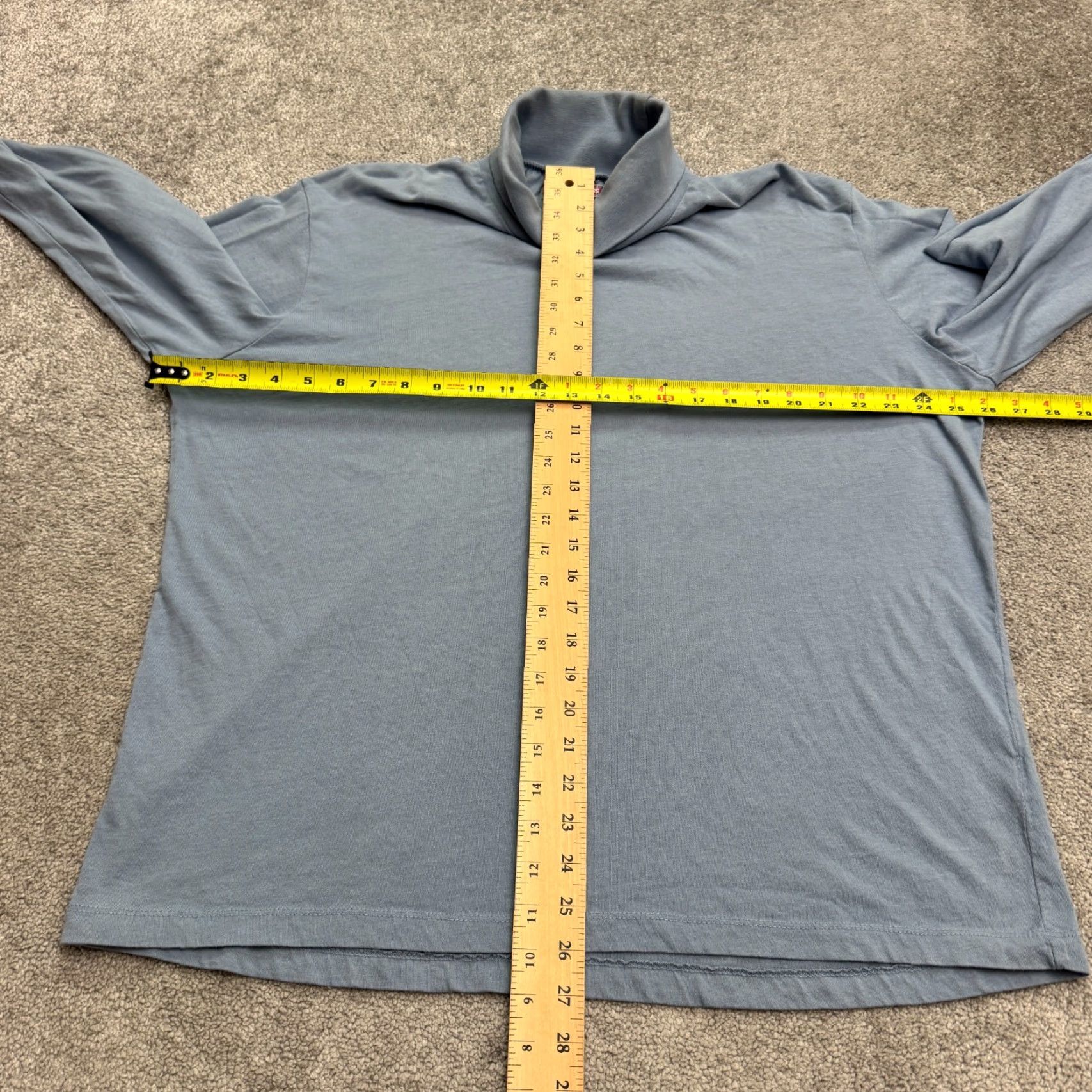 Urban Outfitters Urban Outfitters Turtleneck Shirt Mens XL Blue 100% Cotton Knit Long Sleeve Classic Outdoor Size US XL / EU 56 / 4 - 7 Thumbnail