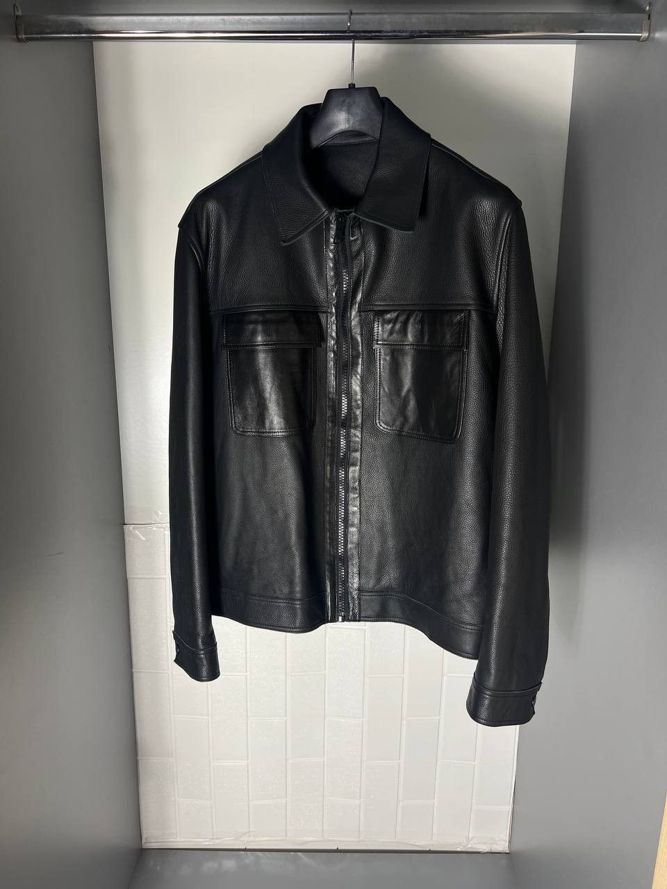 Ted Baker VERY RARE TED BAKER REAL LEATHER JACKET BIKE CASUAL Y2K Size US M / EU 48-50 / 2 - 1 Thumbnail