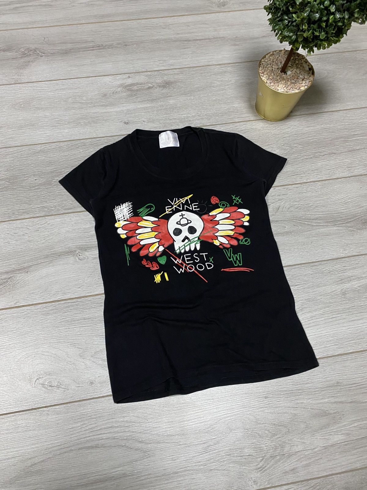 Vivienne Westwood Vivienne Westwood RARE skull orb heart vintage t-shirt Size S / US 4 / IT 40 - 6 Thumbnail