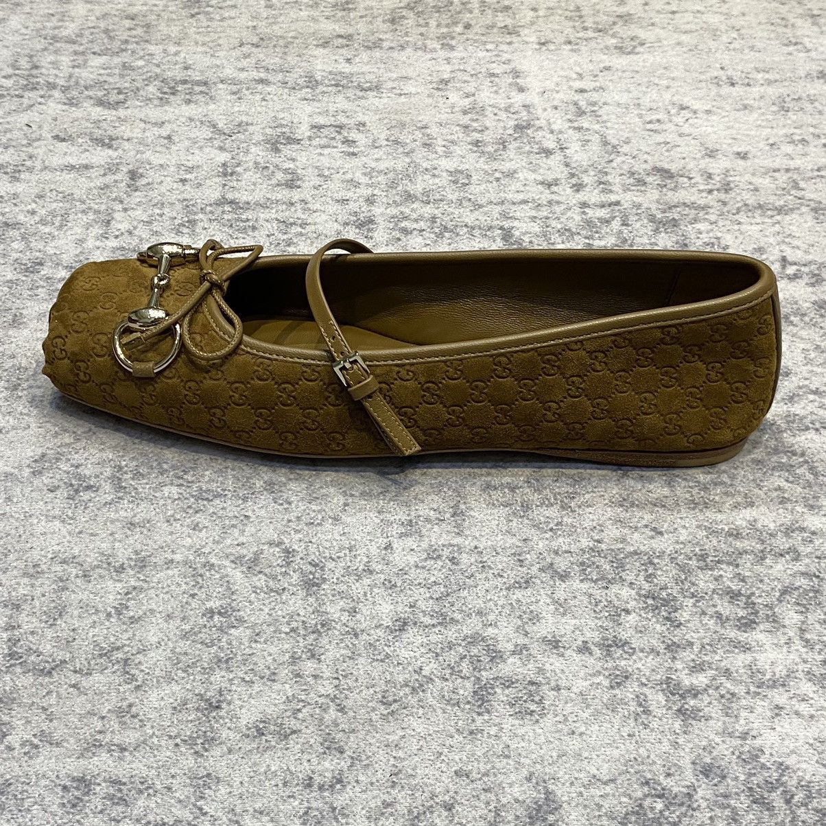 Gucci GUCCI Women's Gucci Horsebit Ballet Flat Size US 6.5 / IT 36.5 - 15 Thumbnail