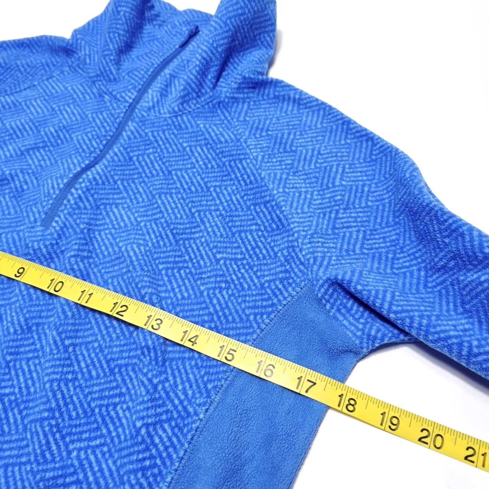 Vintage Columbia Pullover Jacket 1/4 Zip Blue Women Medium Fleece Sweatshirt Size M / US 6-8 / IT 42-44 - 5 Thumbnail