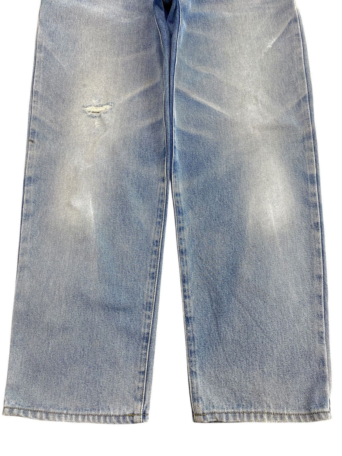 Japanese Brand Japanese Brand Light Wash Distressed Style Straight CutJeans Size US 29 - 5 Thumbnail