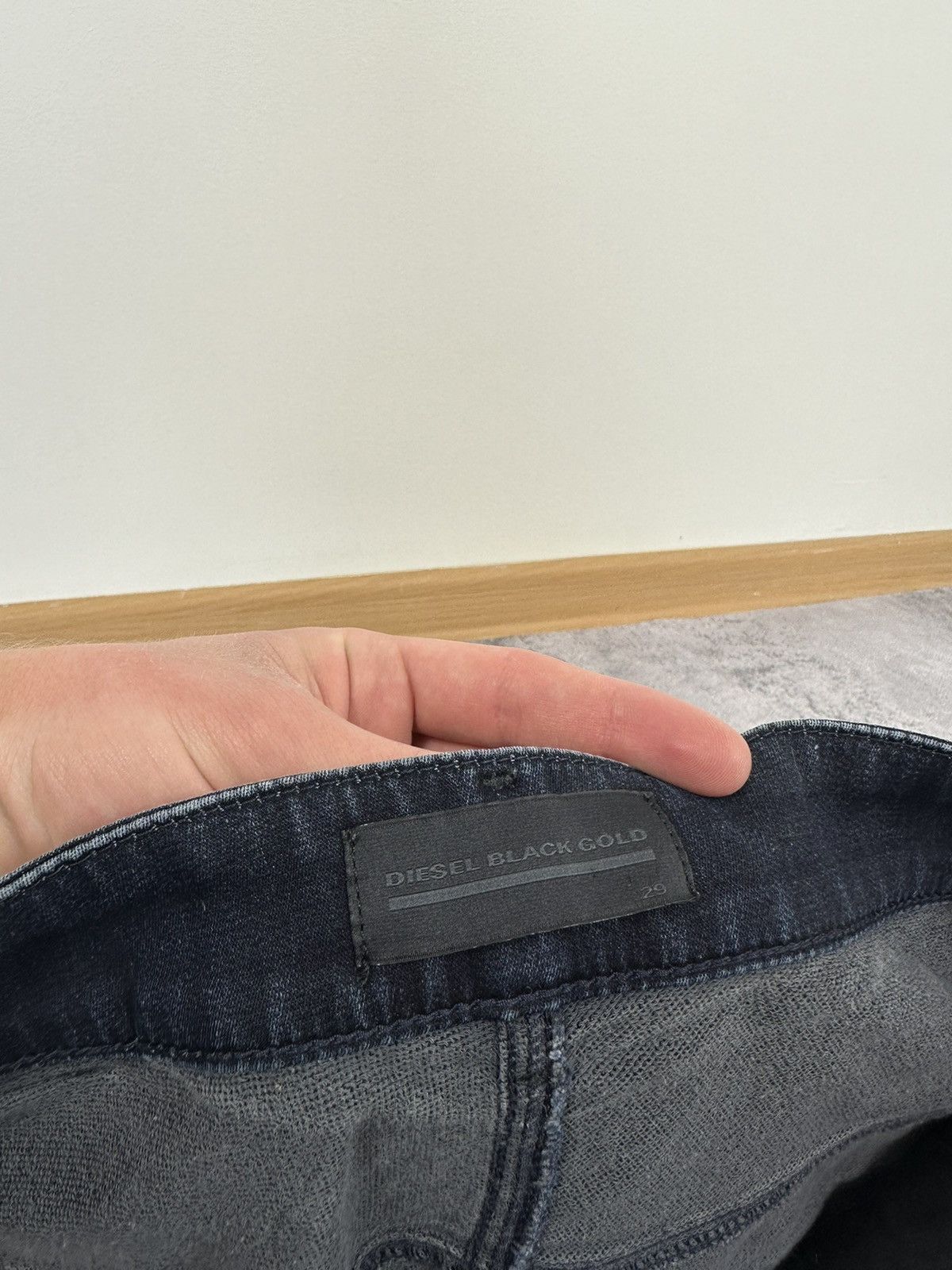 Other Diesel Black Gold Avant Garde Designer Opium Hype Slim Jeans Size US 29 - 14 Thumbnail