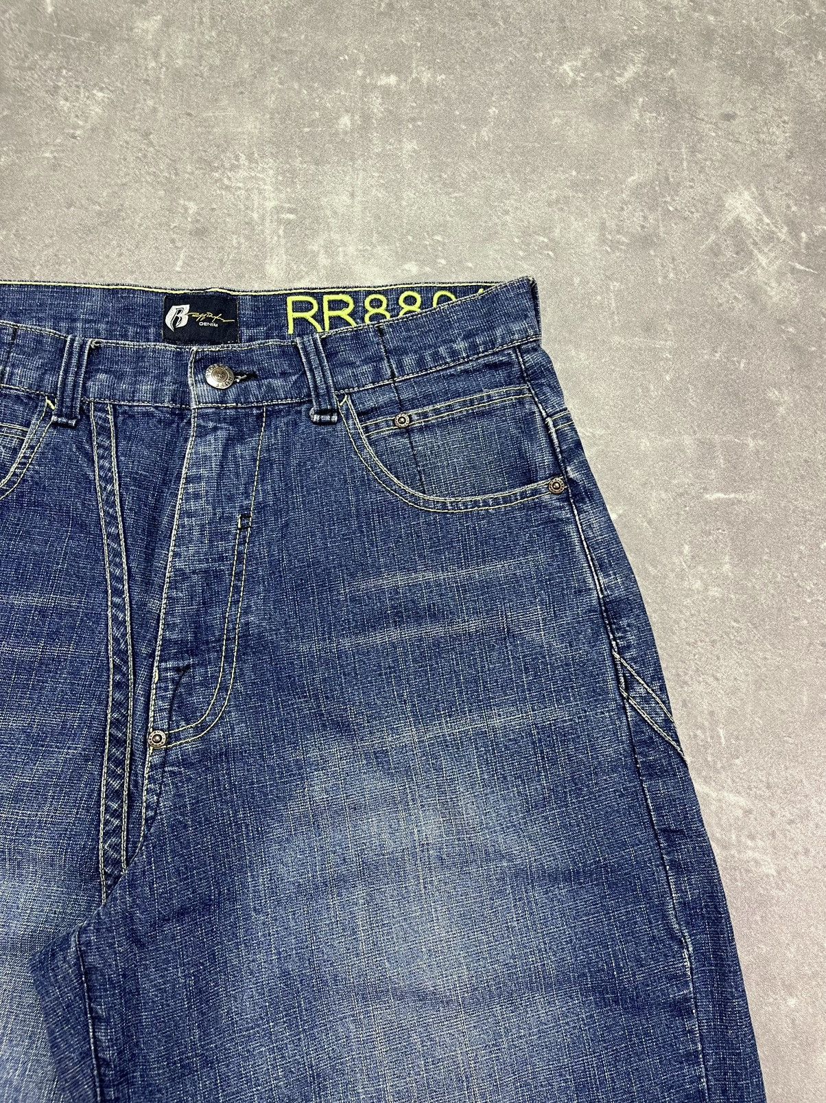 Ruff Ryders Ruff Ryders Baggy Logo Tab Denim Shorts Jorts 32 Size US 32 / EU 48 - 5 Thumbnail