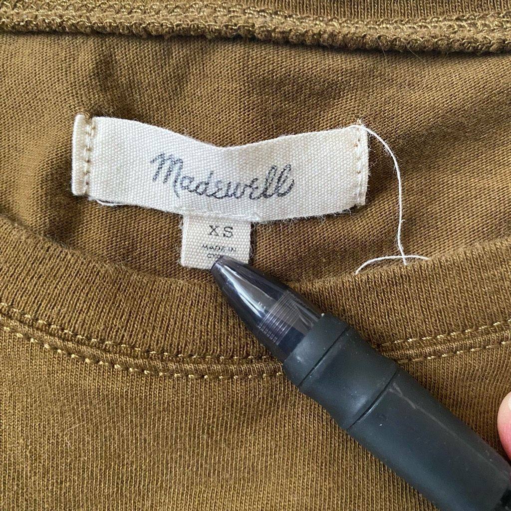 Madewell Madewell women XS scoopneck Longsleeve fitted tan shirt Size XS / US 0-2 / IT 36-38 - 6 Thumbnail