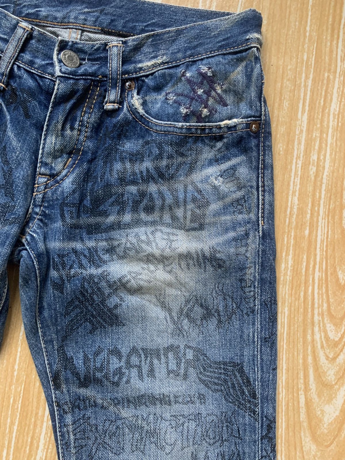 Hysteric Glamour Rare..!! xxs Hysteric Glamour full print metal band pants Size US 26 / EU 42 - 14 Thumbnail