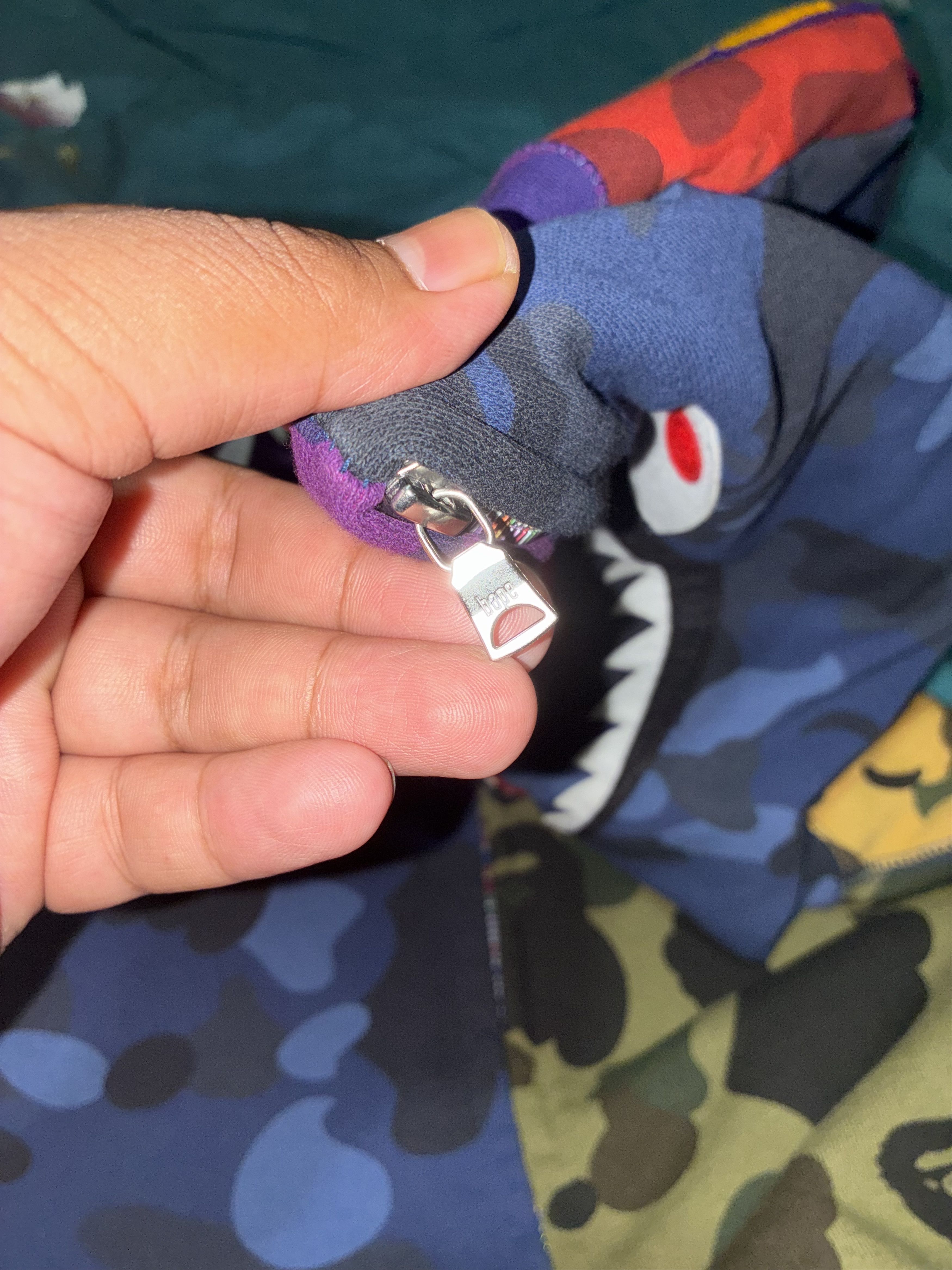 Bape Bape hoodie mix camo Size US XXL / EU 58 / 5 - 14 Thumbnail