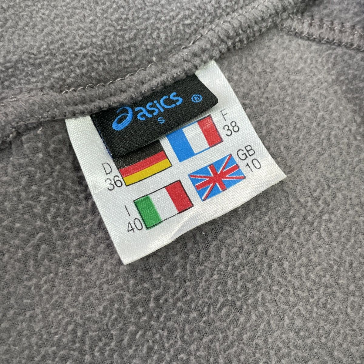 Asics × Vintage Vintage Asics Duo Tech Fleece Jacket Size S Size US S / EU 44-46 / 1 - 12 Thumbnail
