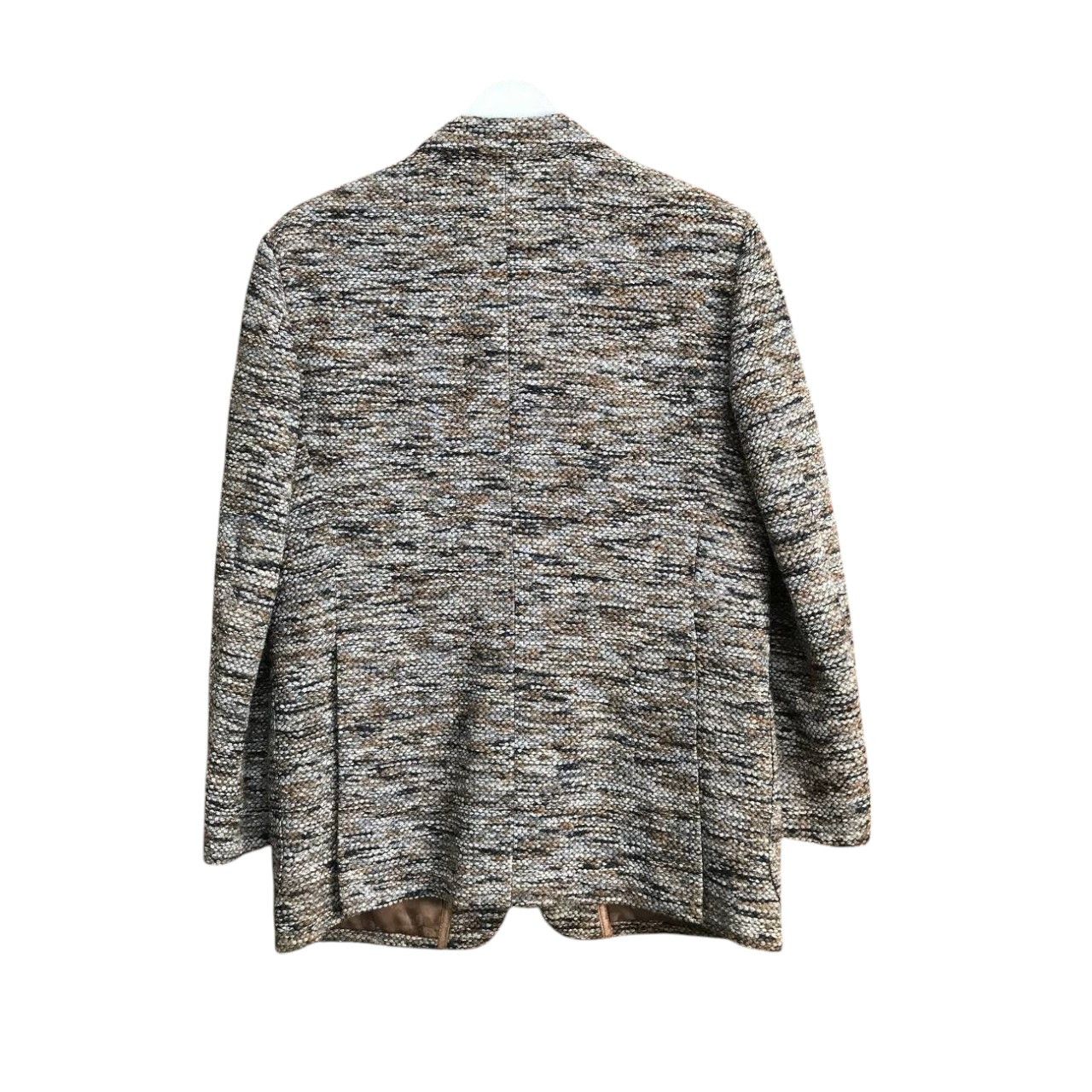 Harris Tweed × Issey Miyake × Japanese Brand RARE JAPAN GOLDEN TWEED ROYAL TOKYO COAT Size US M / EU 48-50 / 2 - 3 Thumbnail