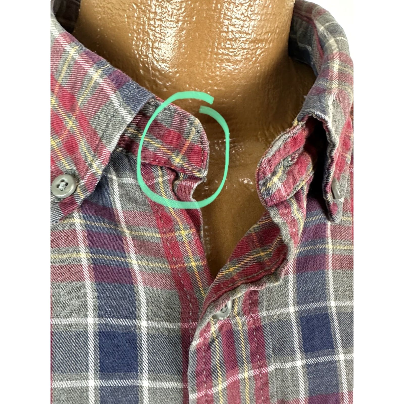 Dockers VINTAGE Dockers Button-Down Shirt Men's 2XL Tall Plaid Gray 90s Casual Outdoor Size US XXL / EU 58 / 5 - 5 Thumbnail