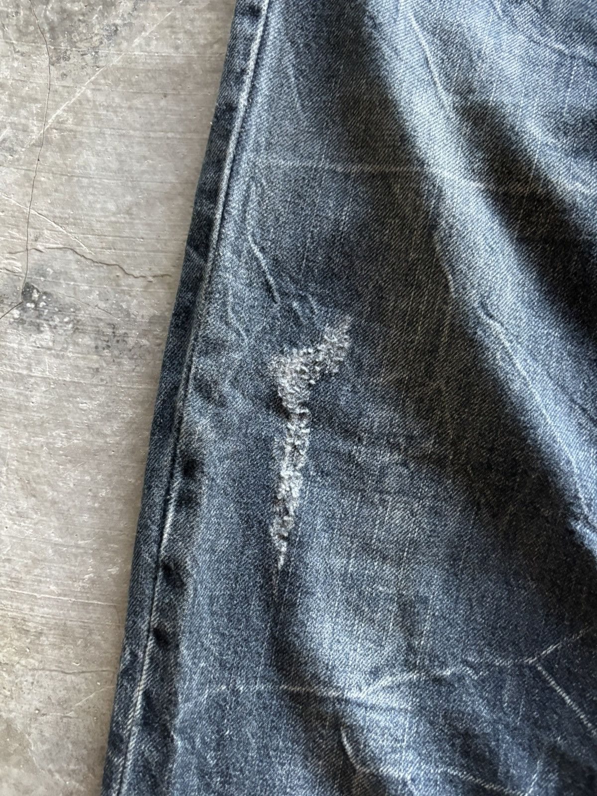 Hysteric Glamour NYLAUS doublewaist ppfm style japanese denim distressed fade Size US 28 / EU 44 - 10 Thumbnail