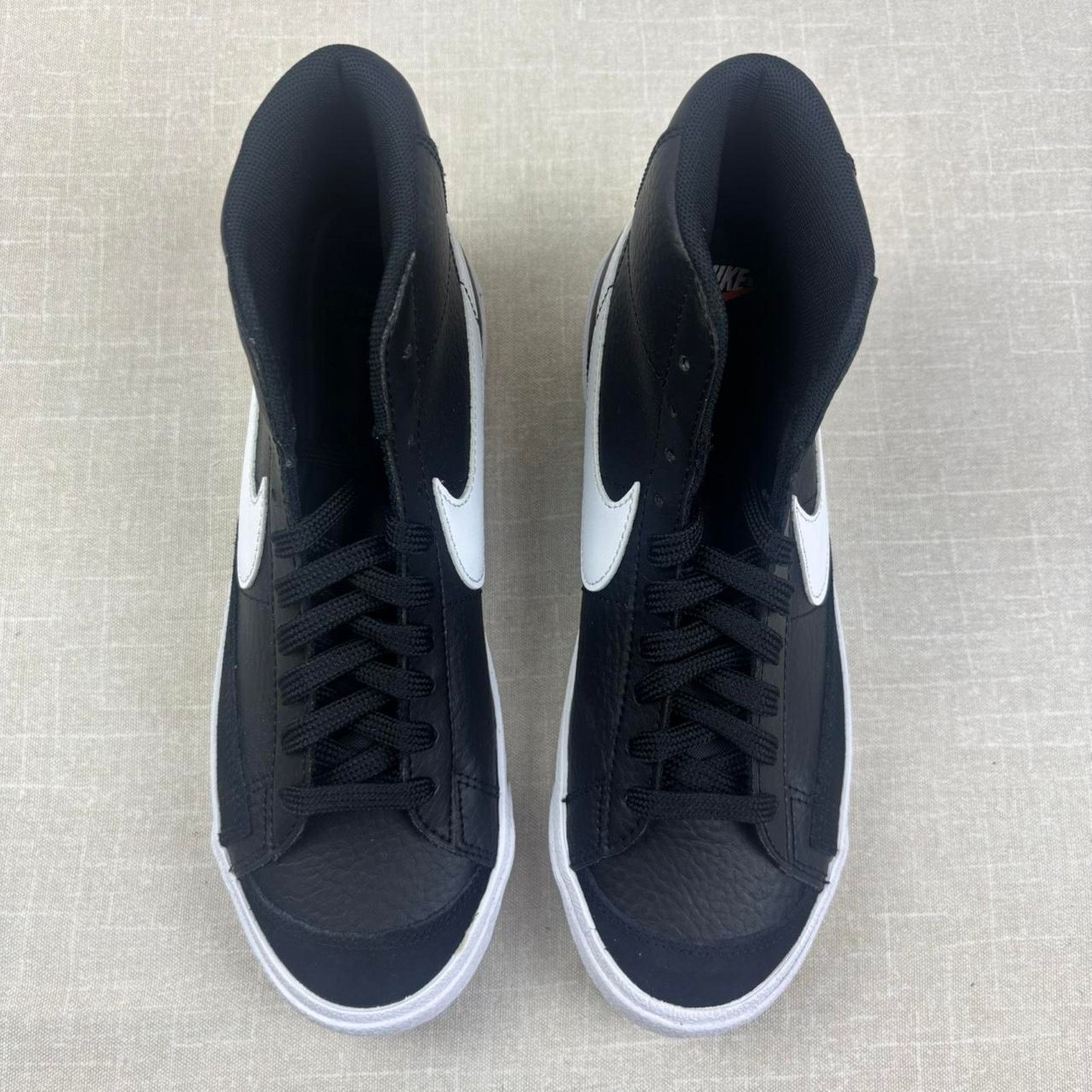 Nike 🏴‍☠️ Nike Blazer Mid ‘77 “Black White” Size US 8.5 / IT 38.5 - 3 Thumbnail