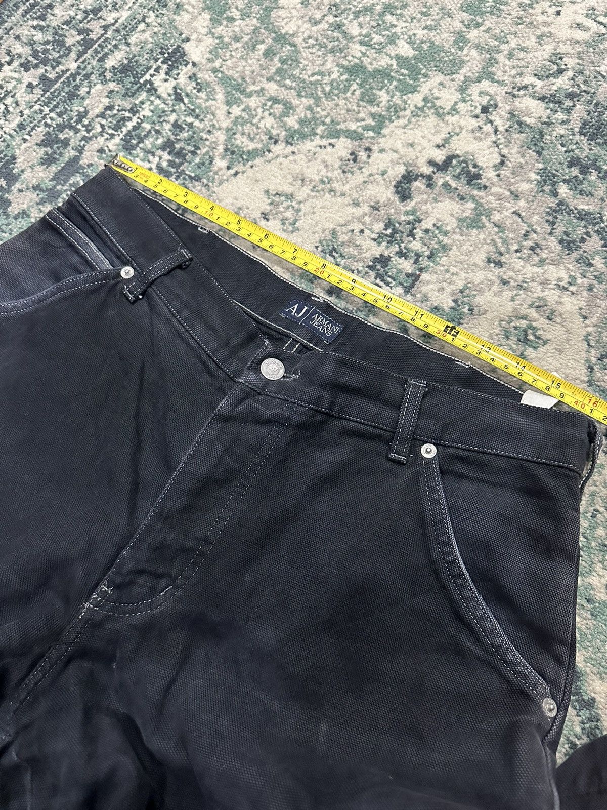 Armani Vintage Armani Cargo Double Zipper Double Knee Baggy Pants Size US 32 / EU 48 - 21 Thumbnail