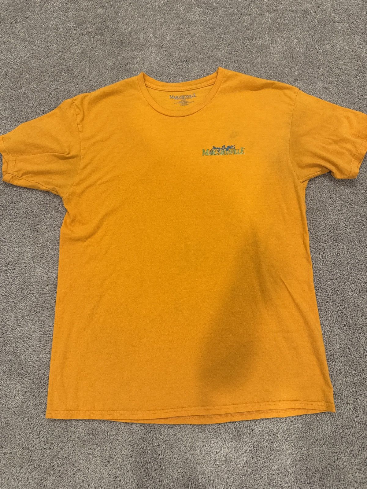 Vintage Margaritaville Orange Graphic T-Shirt Size US L / EU 52-54 / 3 - 1 Thumbnail