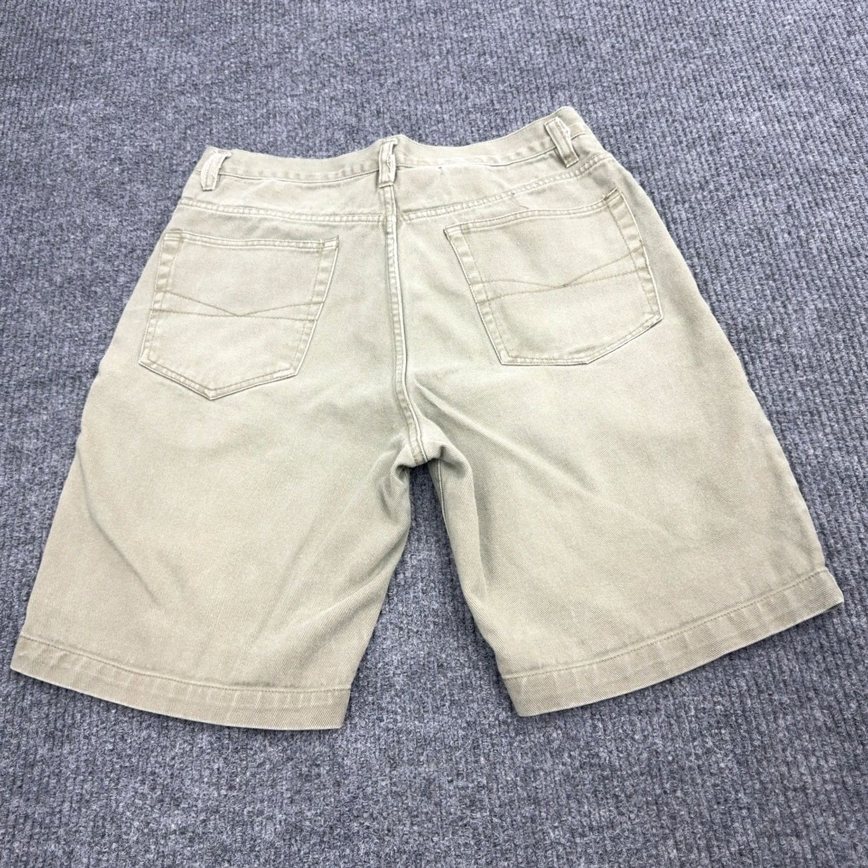 Vintage VINTAGE Todays News Shorts Mens 34 Beige VTG Khaki Cotton Denim Twill High Rise Casual Skater Size US 34 / EU 50 - 5 Thumbnail