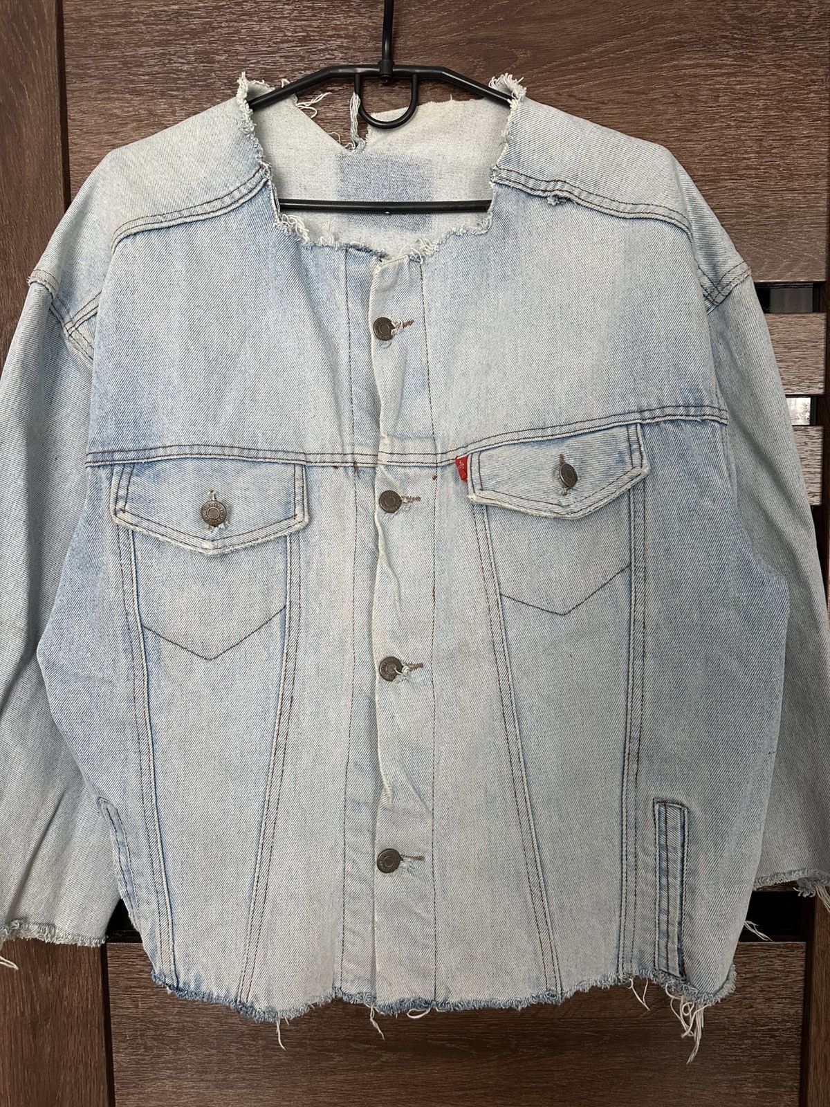 Levi's Levis Vintage Distressed Denim Jacket 50s 60s USA Size US S / EU 44-46 / 1 - 5 Thumbnail