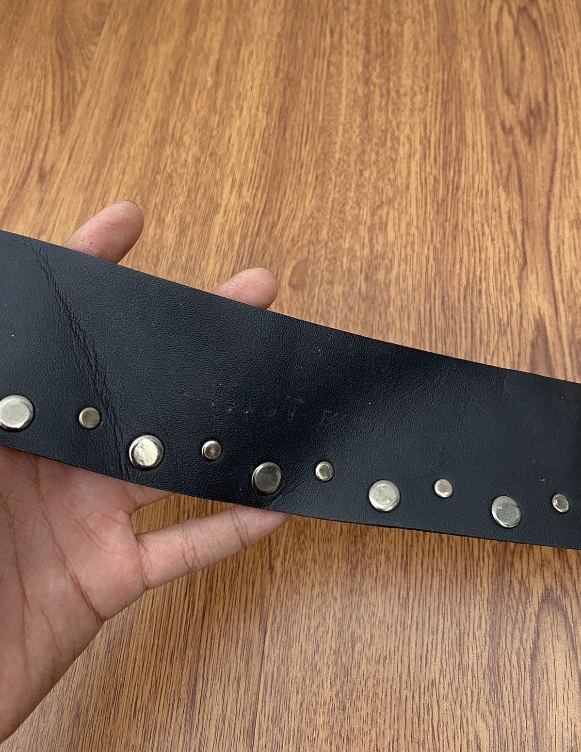If Six Was Nine × Japanese Brand × Le Grande Bleu (L.G.B.) Egoist croco punk belt Size ONE SIZE - 4 Thumbnail