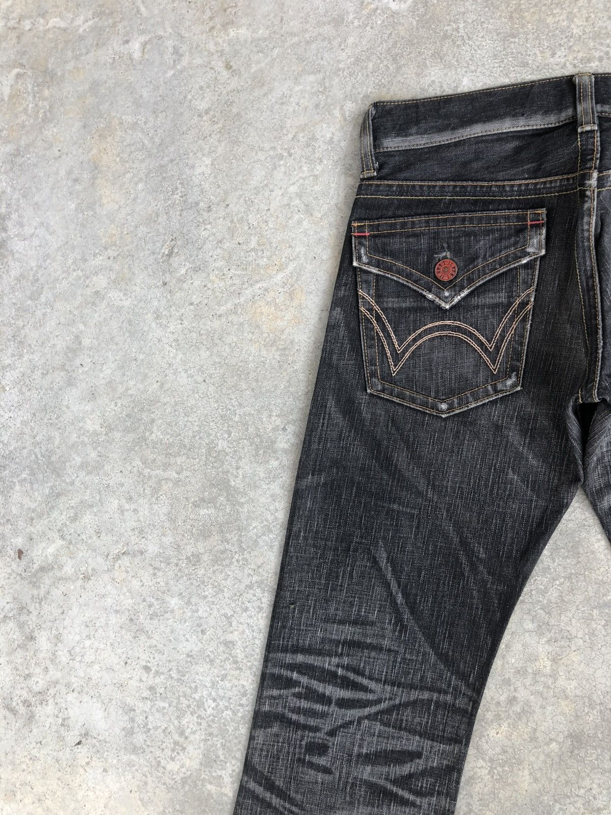 If Six Was Nine Edwin 503 Flared Jeans Distressed Jeans Size US 30 / EU 46 - 9 Thumbnail