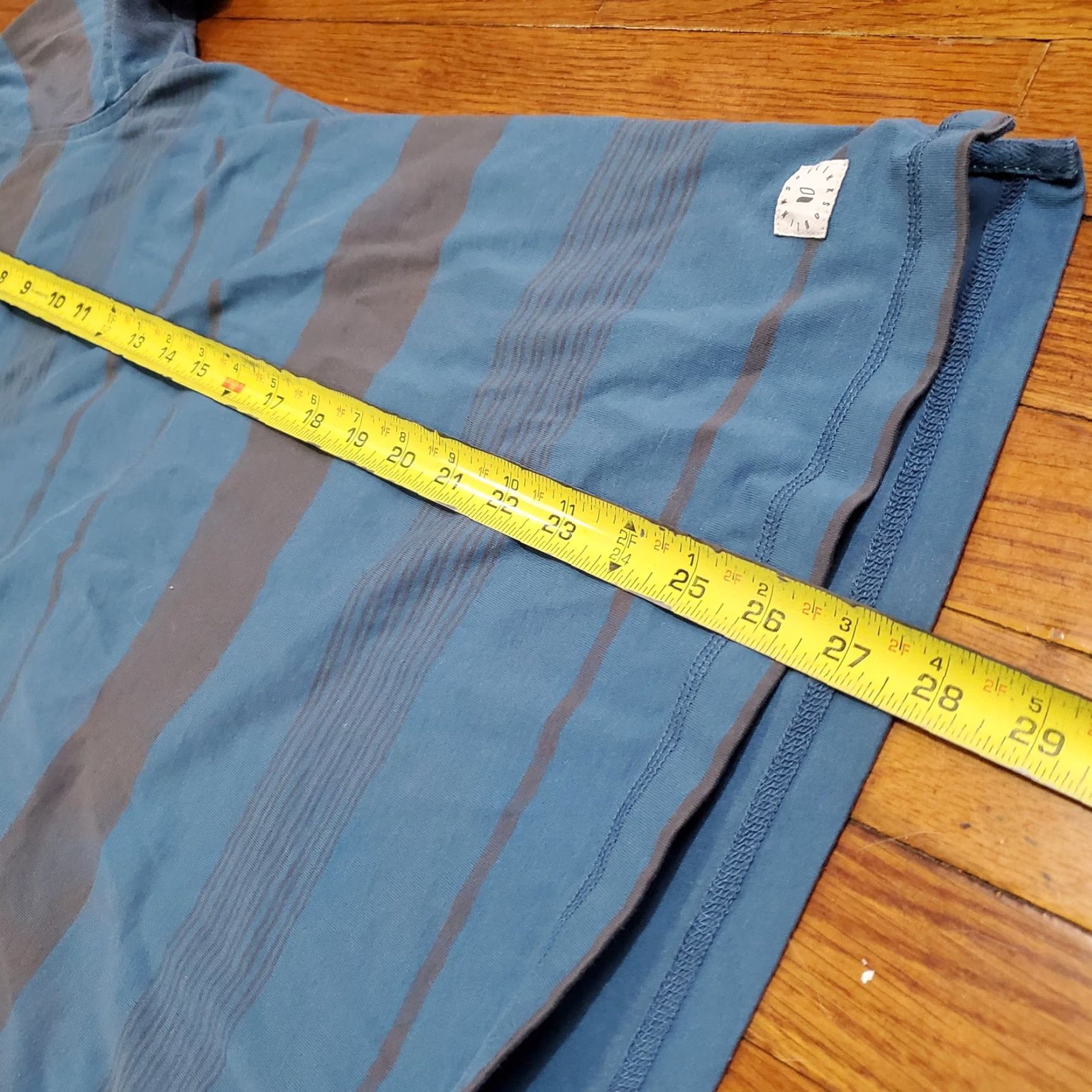 Vintage Linksoul Polo Shirt Mens M Blue Striped Tempus Fugit Golf Performance 100% Cotton Short Sleeve Polo Shirt Mens Size US M / EU 48-50 / 2 - 6 Thumbnail