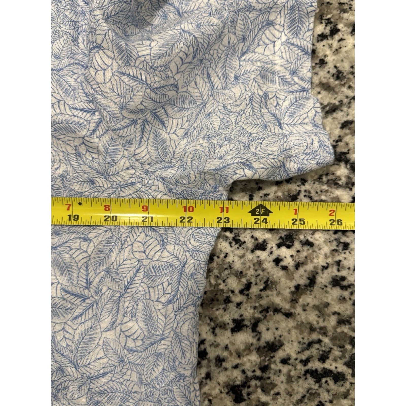UNTUCKit VINTAGE UNTUCKit Shirt Men L Blue Linen Short Sleeve Floral Button Casual Business Summer Size US L / EU 52-54 / 3 - 3 Thumbnail