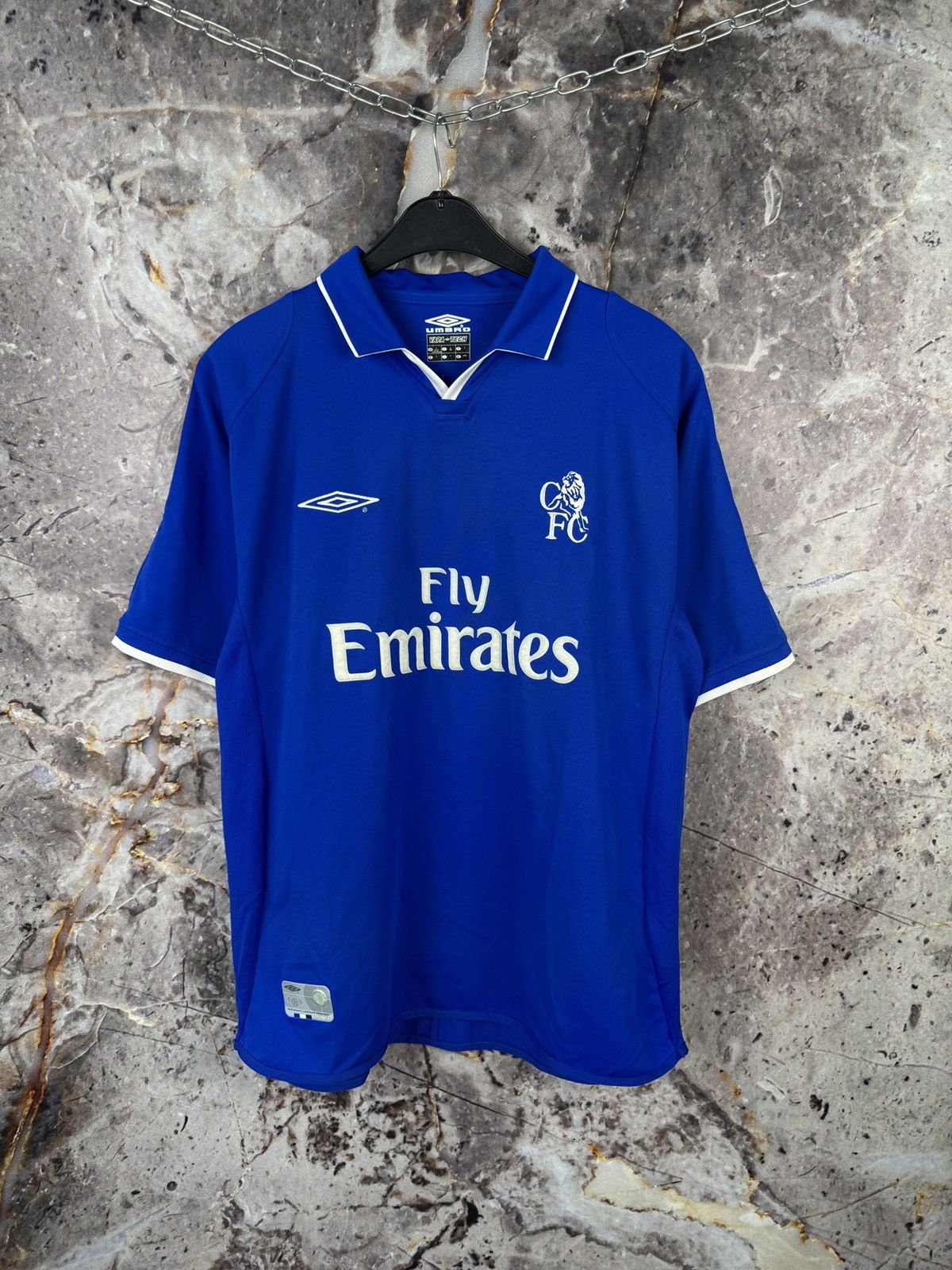 Umbro Umbro Chelsea FC Vintage Home 2001-2003 Jersey Blue Size L Size US L / EU 52-54 / 3 - 1 Thumbnail