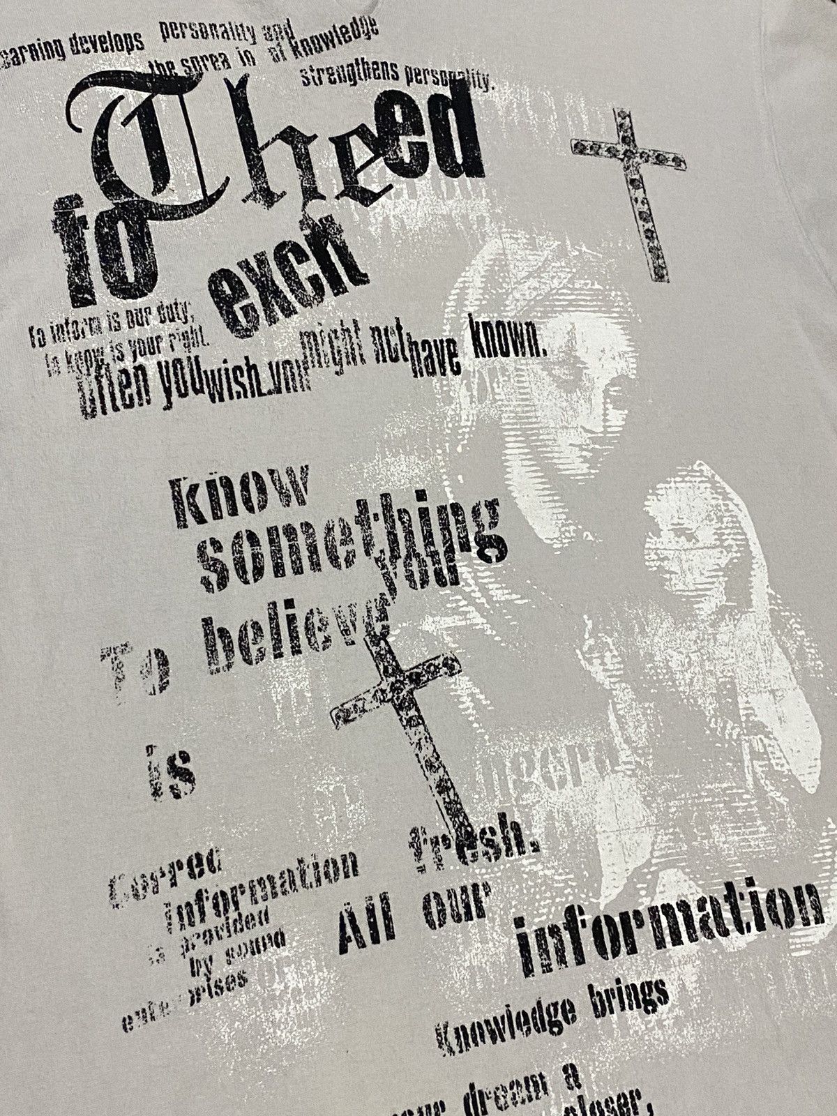 If Six Was Nine × Japanese Brand × Le Grande Bleu (L.G.B.) Bossy Hill Poem Maria T shirt Size US M / EU 48-50 / 2 - 2 Thumbnail